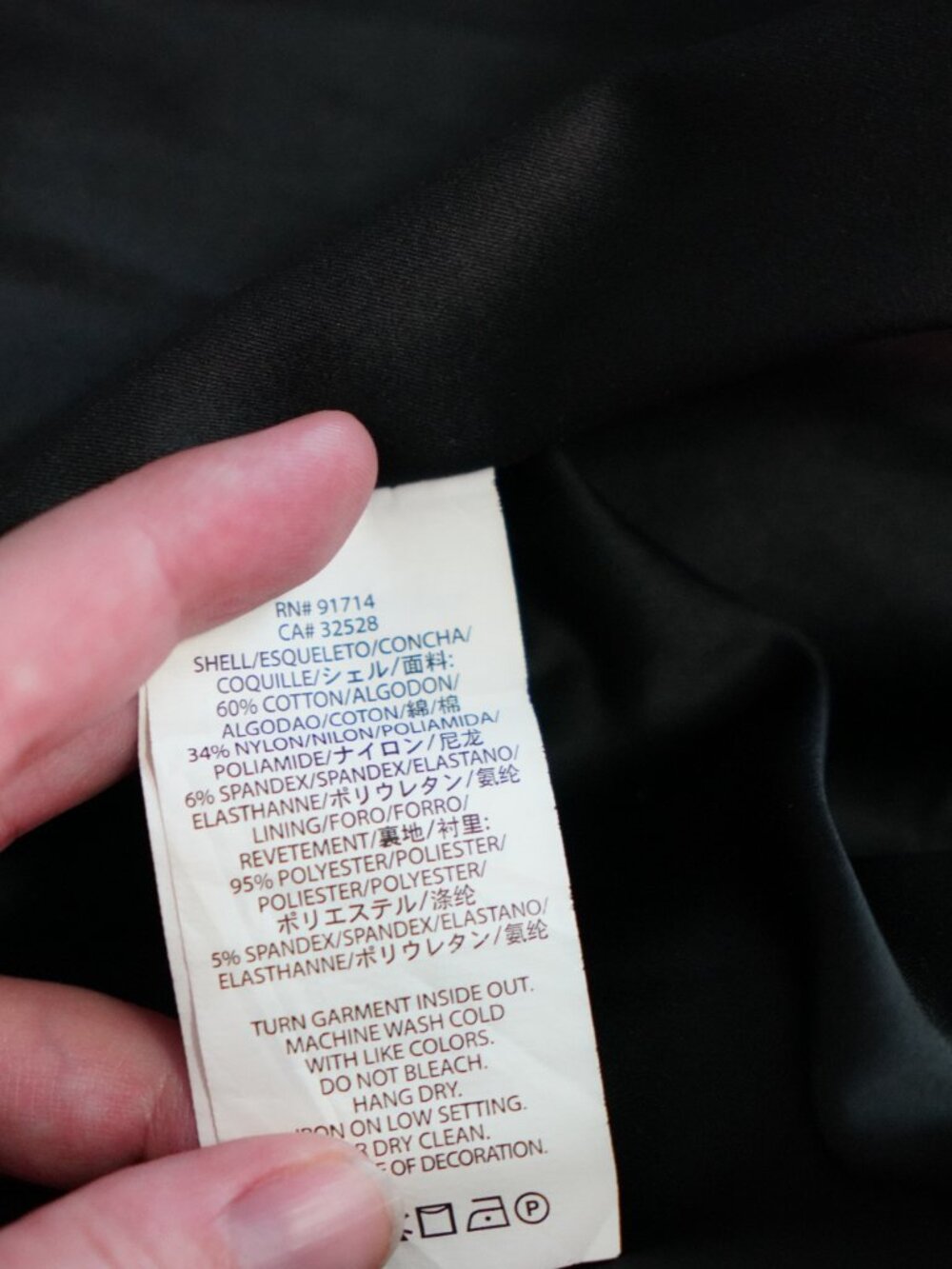 Armani Exchange Pleated Jacket-Wmns XS-Cotton-Loose Collar Button-w/ Garment Bag - Picture 9 of 12